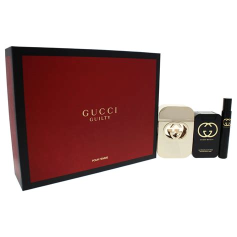 cheap gucci guilty gift set|gucci guilty gift set boots.